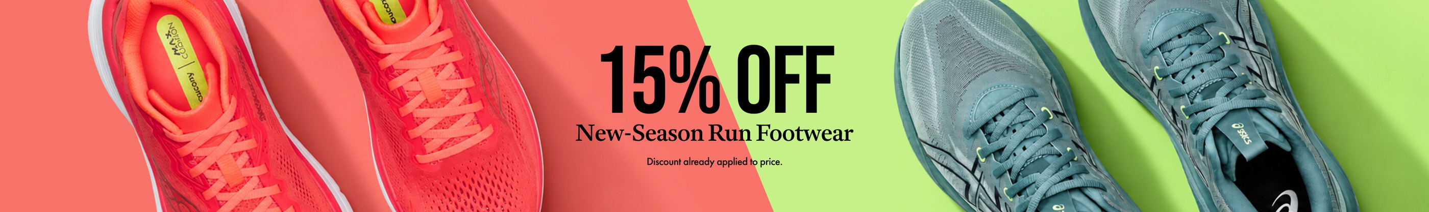 15% Offer New-Season Run Footwear