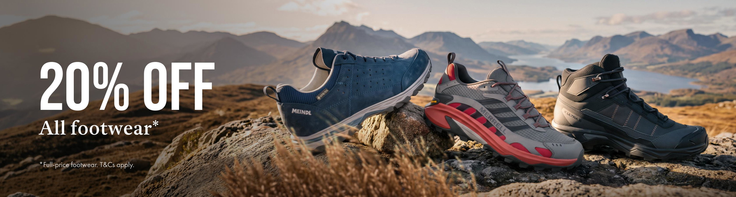 Shop up to 20% off all footwear on Cotswold Outdoor